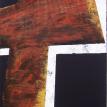 Johnny's Cross Original Acrylic Painting Detail