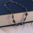 Hematite and Silver Bead Necklace - $40