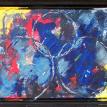 And Thee Makes Three Original Acrylic Painting
