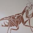 Mantis Paper Cut Silhouette Style Artwork- $85