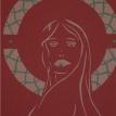 Celtic Woman Paper Cut Silhouette Style Artwork- $45