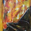 Musical Triptych Original Acrylic Painting- $1020 (1 of 3)
